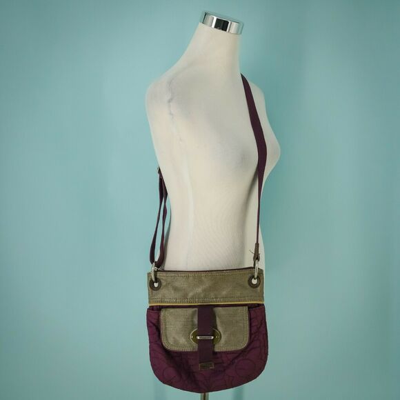 Fossil Key-Per Quilted Adjustable Strap Crossbody Bag - Picture 1 of 9